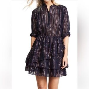 Ulla Johnson Della Dress - Midnight- size 4